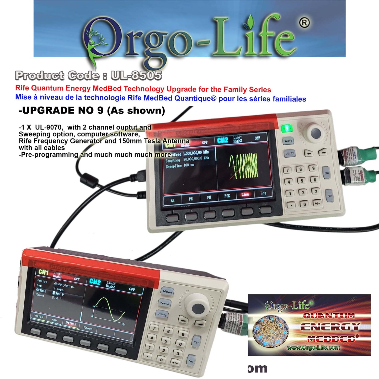 &nbsp;UL-8505 Orgo-Life® Quantum Energy MedBed Technology®