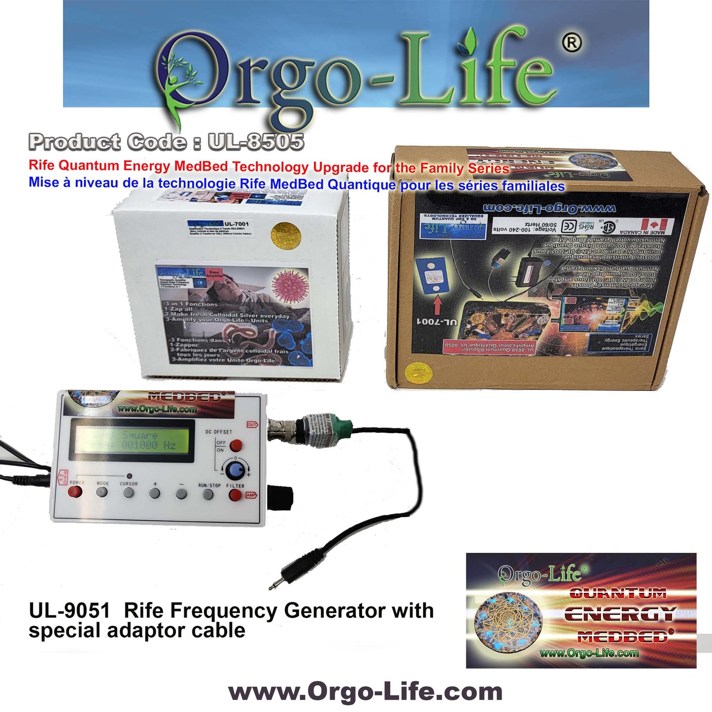 &nbsp;UL-8505 Orgo-Life® Quantum Energy MedBed Technology®