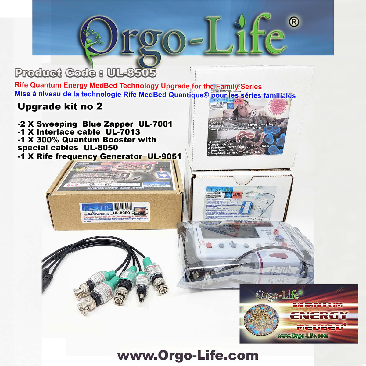 &nbsp;UL-8505 Orgo-Life® Quantum Energy MedBed Technology®